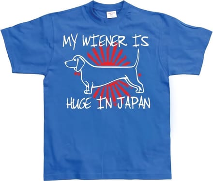 Hybris Mijn Wiener is een enorme hit in Japan! Blue