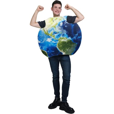 Halloween Volwassen Aarde Cosplay Kostuum One size blauw