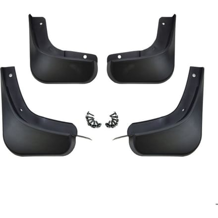 Bavettes garde-boue - NORME - Suzuki SX4 S-Cross - 4 pièces - Résistantes - ABS noir
