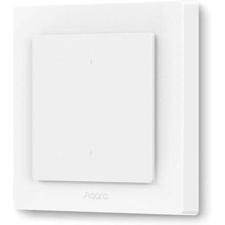 Aqara Light Switch H2 EU (2 Buttons, 1 Channel) - Wit