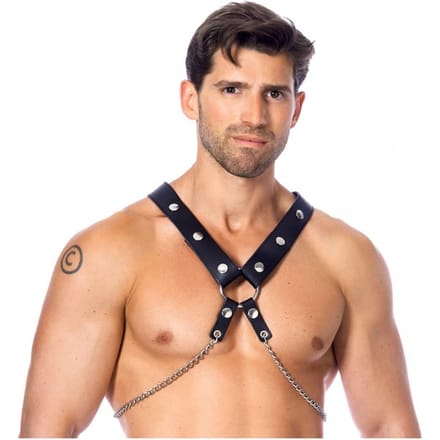 Rimba - Vibrerend Slipje - Vibrerende Lingerie Met Bullet Vibrator - G String - Leer - Zwart