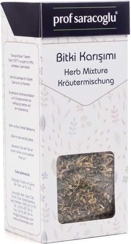 Prof Saracoglu Vrouwenmantel, Heermoes, Salie Kruidenmengsel - 90 g