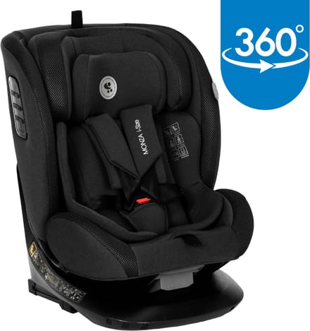Lorelli Monza Black 40-150 cm 360° i-Size Autostoel