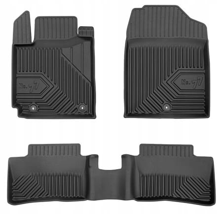 FROGUM No.77 - Automatten Set - KIA Picanto automat - TPE rubber - 3D randbescherming - Perfecte pasvorm