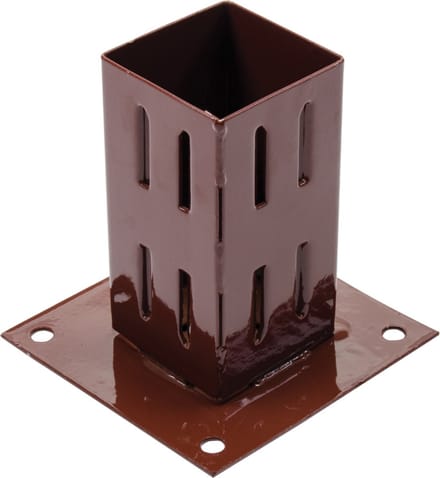 Fixman Paalschoen - Gegalvaniseerd Staal - Roestbestendig - 7,5 x 7,5 cm