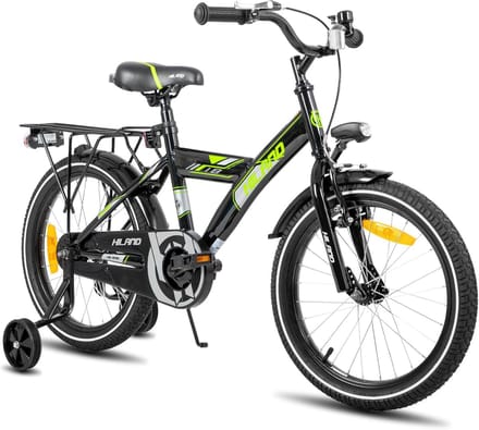 Kinderfiets - Loopfiets - Eerste Fiets - Veiligheidswielen - 457 cm - Zwart