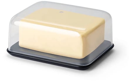 Continenta botervloot met deksel 13x10.5cm H6cm Duracore zwart