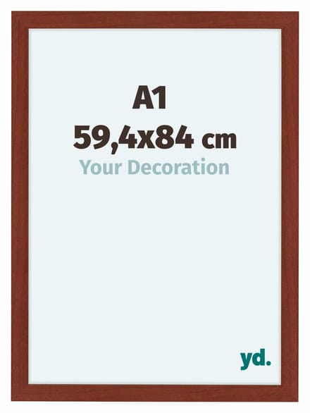 Your Decoration - Fotolijst A1 59,4x84 cm - MDF - Kersen - Como