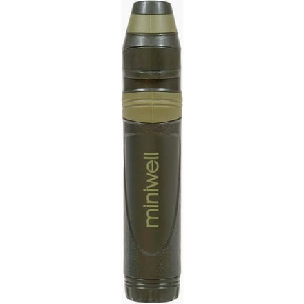 Highlander outdoor waterfilter miniwell L600 Straw - Groen