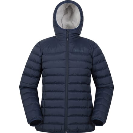 Mountain Warehouse Met imitatiebont gevoerde dames/dames jas (Marine)