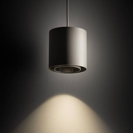 Nowodvorski Lighting Hanglamp Point Duo, zijdegrijs, staal, Ø 13 cm, GU10