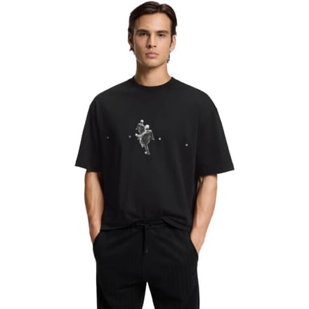Regular fit T-shirt van pure katoen Model 'DOLLO'