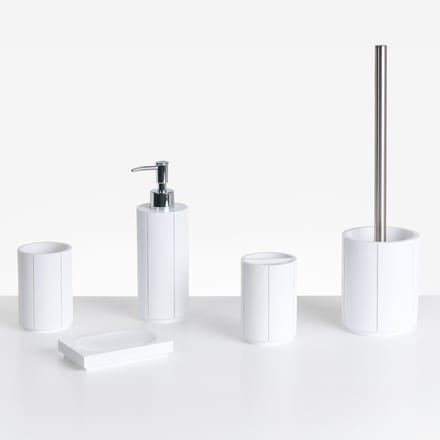 HUALLAGA - Badkameraccessoireset - Wit - Polyresin