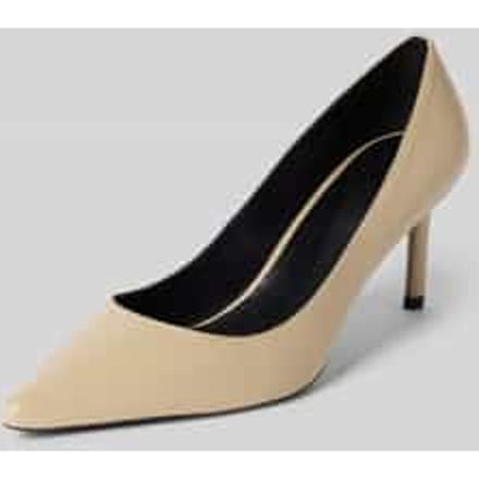Pumps van runderleer
