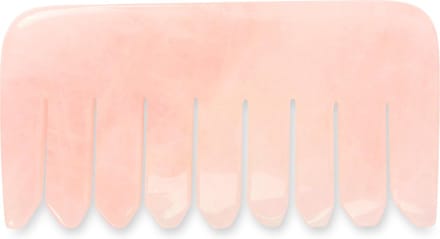 White Lotus Genuine Jade Crystal Comb