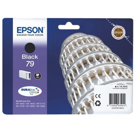 Epson T7911 nr. 79 inktcartridge zwart (origineel)