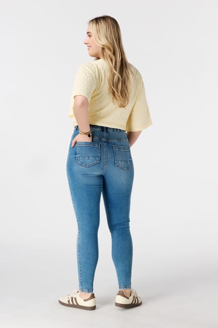 MS Mode Tregging Tregging met denim look