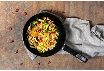 Durable Wok No Stick D28cm Aluminiumalle Vuren