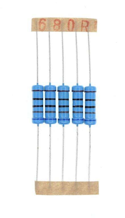 Metaalfilm Weerstand - Componenten Elektronica - Circuit Ontwerp - 1% Tolerantie - 2 Watt