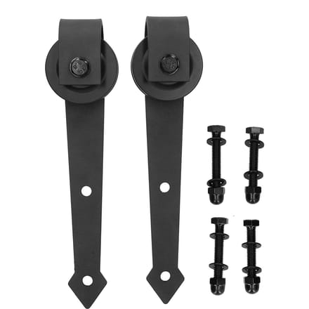Schuurdeur Hangwiel Koolstofstaal Katrol Roller met Schroef Schuifdeur Beslagset