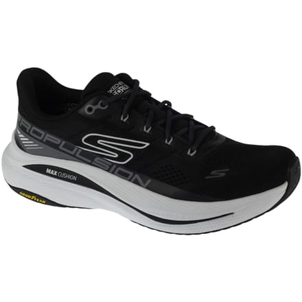 Skechers Max Cushioning Propulsion, Mannen, Zwart, Hardloopschoenen, maat: 40