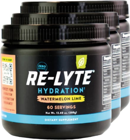 Re-Lyte | Hydration Drink Mix | Watermelon Lime 380g | 3 stuks | 3 x 380g