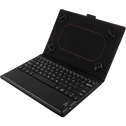 Étui de protection pour clavier de tablette TY3310, étui de protection détachable pour clavier BT3.0 avec pavé tactile pour noir