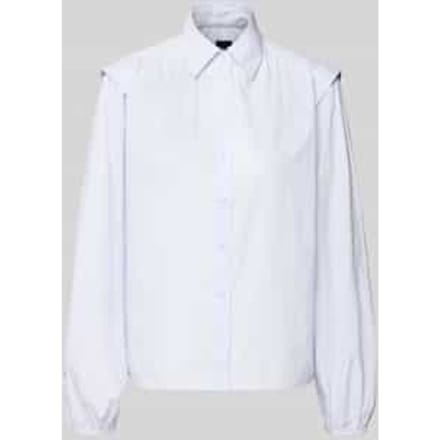 Regular fit blouse met lange mouwen van puur katoen model 'C_BOSALLY'