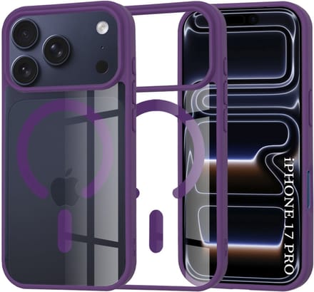 Techsuit MagSafe Pro - Hoesje - iPhone 17 Pro - Paars - MagSafe