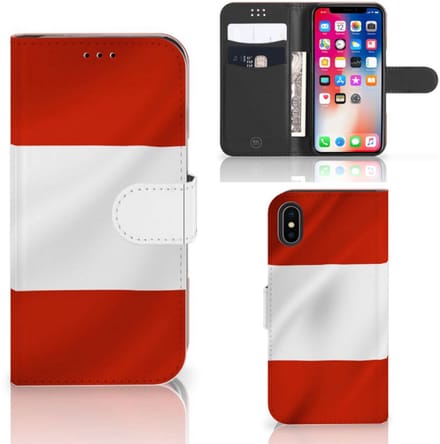 Boekhoesje voor Apple iPhone X | Xs Bookstyle Case Oostenrijk