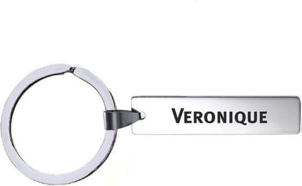 Sleutelhanger Met Naam - Veronique - RVS