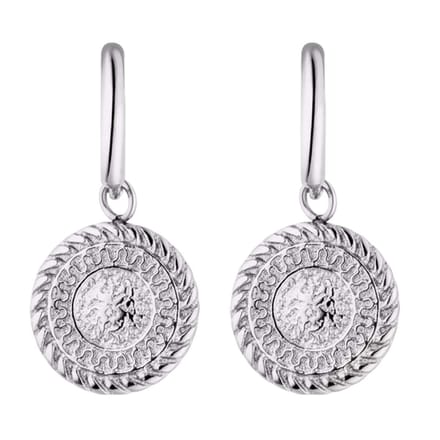 Victorious Dames Oorbellen Zilver – Munt – 2CM