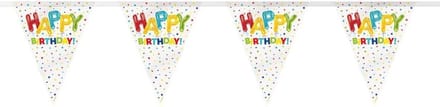 Haza Original Vlaggenlijn Happy Balloon Birthday 3.65 Meter
