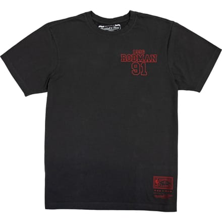 Mitchell And Ness Chicago Bulls NBA 96 Championship Dennis Rodman T-shirt Zwart