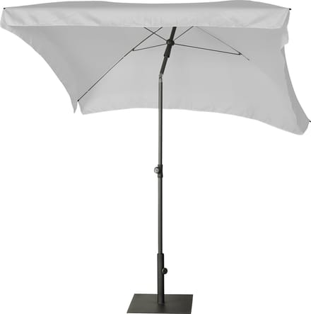 Aruba - 200x130cm - Lichtgrijs - Volant - Kantelbaar - Verstelbare hoogte - Push-up systeem