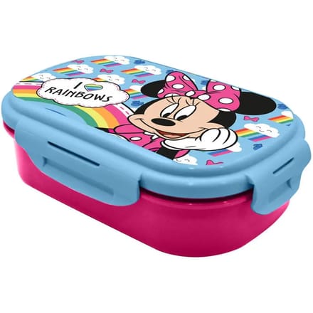Minnie Mouse Broodtrommel - Lunchbox - Lunchtrommel - Met bestek