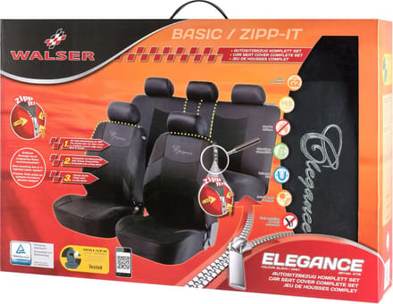 Walser Auto stoelbekleding Elegance Zipp-it, duurzaam en gemakkelijk