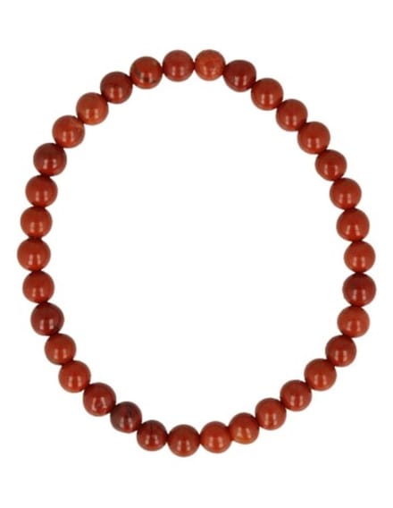 Jaspis rood kralen kinderarmbandje 4 mm