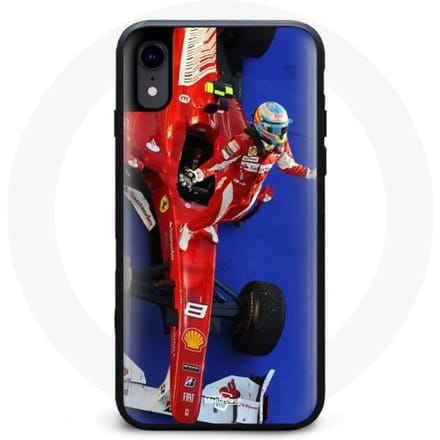Iphone XS Hoesje Formule 1 Rood Fernando Alonso