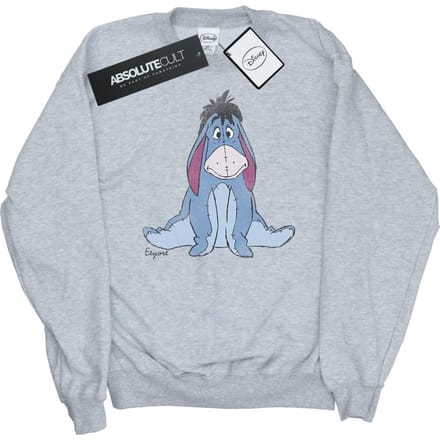 Disney Dames/Dames Winnie The Pooh Klassiek Eeyore Sweatshirt (Heide Grijs)