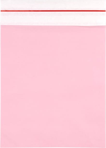 50x Papieren verzendzak Roze Medium