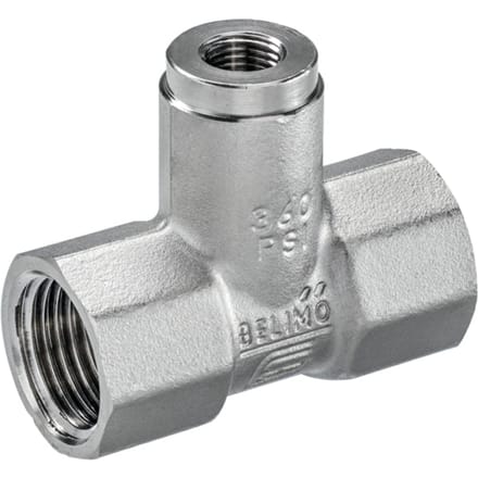 T-Stuk DN 32 M10x1 voor externe temperatuursensor voor directe onderdompeling