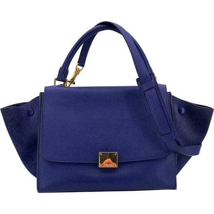 Celine Leren Handtas Trapeze