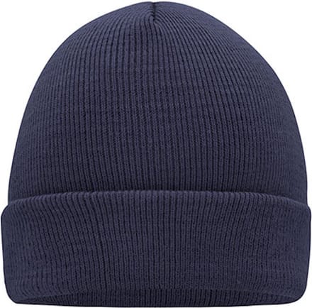 Myrtle Beach 'Knitted Cap' Beanie Navy/Blauw