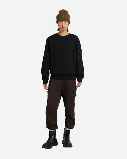 Hartsfield Crew Neck Sweater in Zwart
