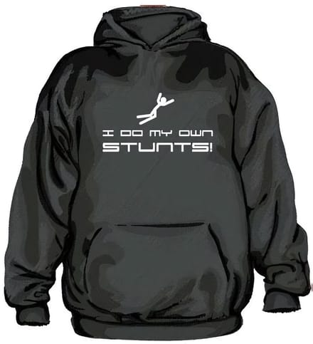 Hybris I Do My Own Stunts-hoodie SH-3-10145-H3-15