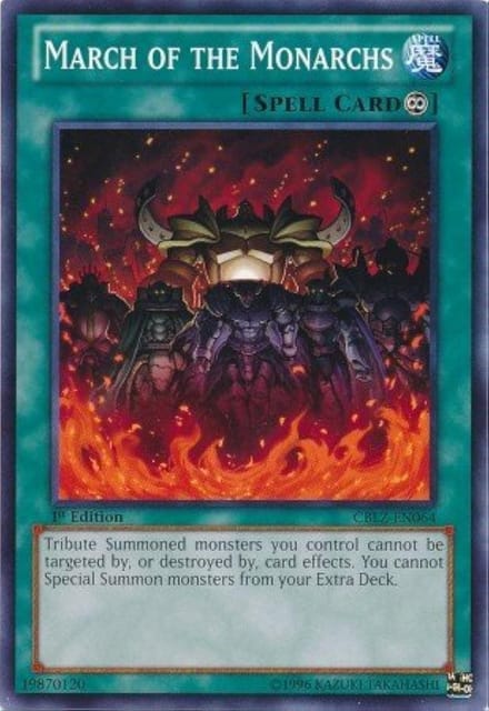 Yu-Gi-Oh! Kaartspel - March of the Monarchs - 1e Editie Common
