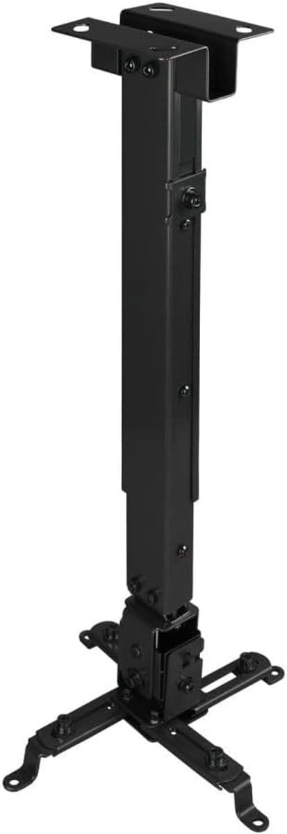 Projector Beugel - Plafondhouder Projector - Thuisbioscoop Inrichten - Verstelbare Hoogte - 130-650mm Bereik - Zwart