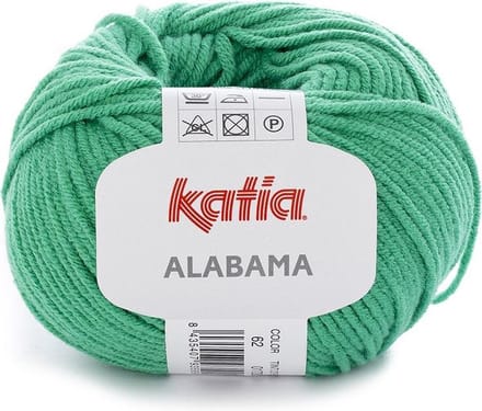 Katia Alabama - 62 groen - Katoen/Acryl Garen
