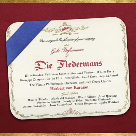 Wiener Philharmoniker & Herbert Von Karajan - Strauss: Die Fledermaus (3 LP) (Remastered)